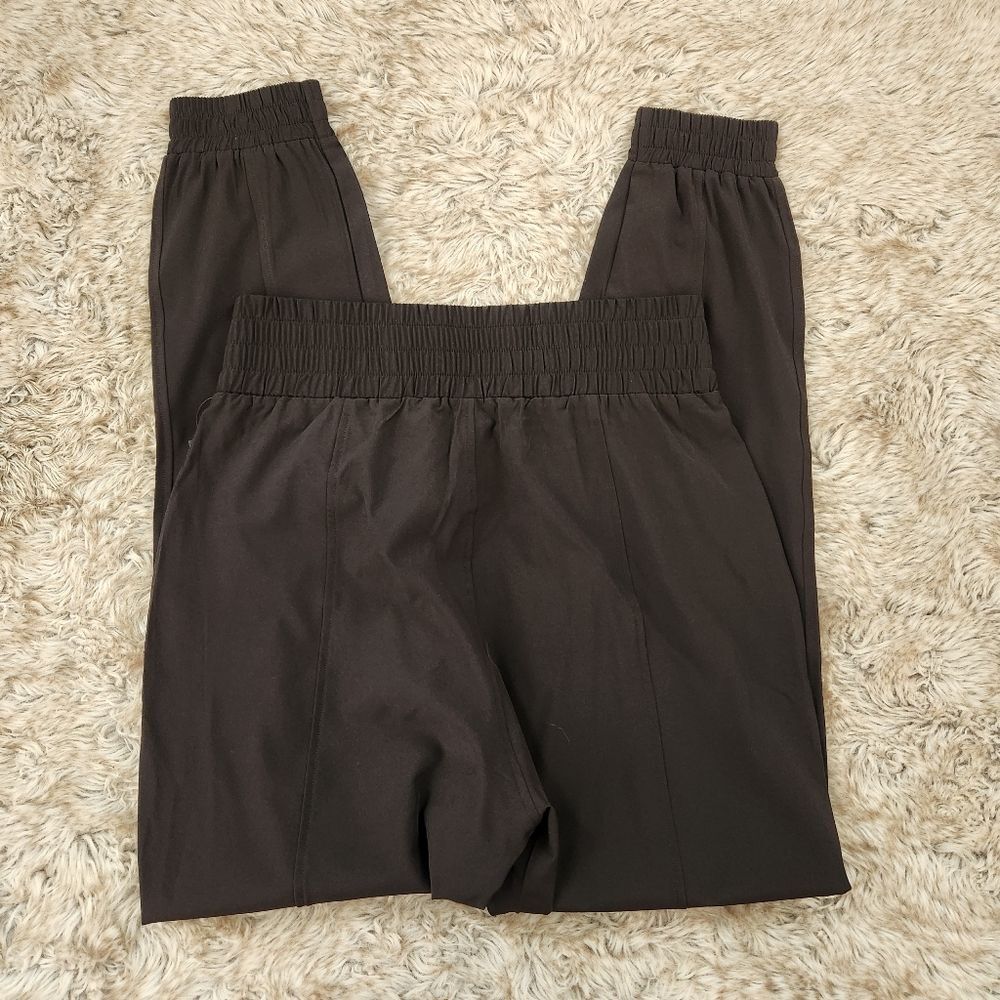 Mono B Elastic Waist Polyester Blend Jogger Pants Black Women's Size Small - Picture 4 of 9